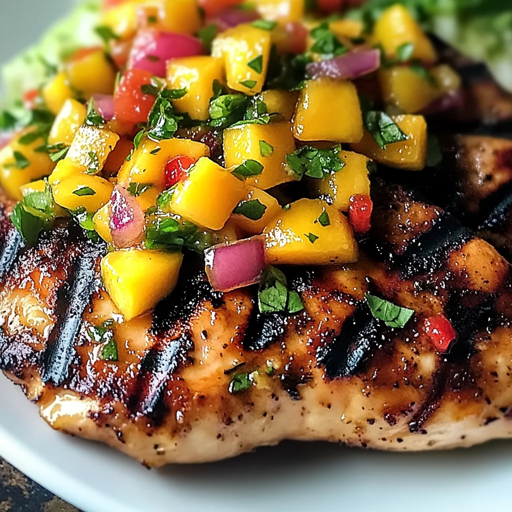 Honey Lime Chicken with Mango Salsa
