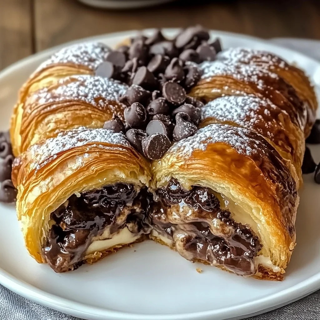 Indulgent Decadent Chocolate Croissant Breakfast Bake Delight