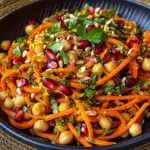 Moroccan carrot salad with citrus turmeric dressing