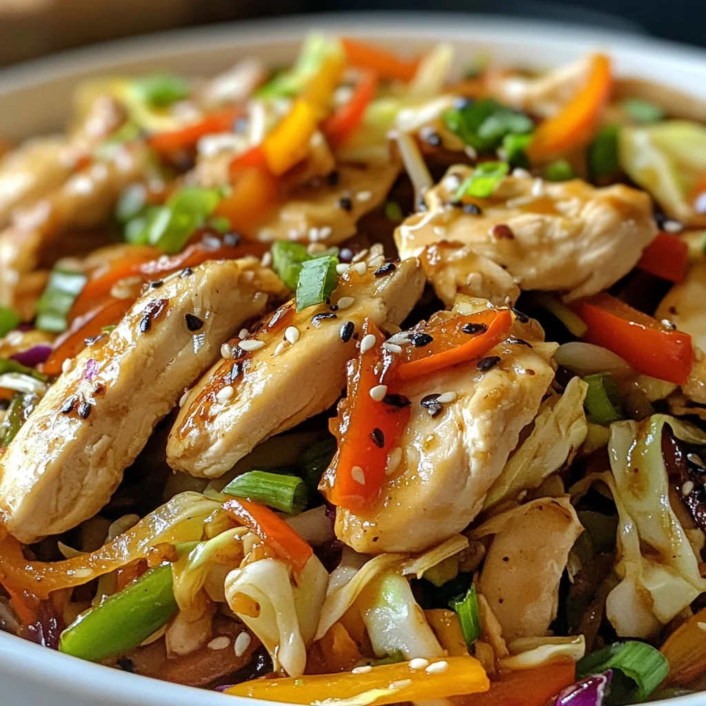 Quick Chicken Cabbage Stir-Fry