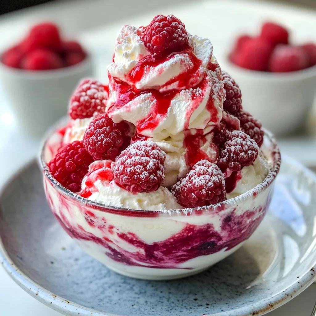 Raspberry Fool with Whipped Mascarpone