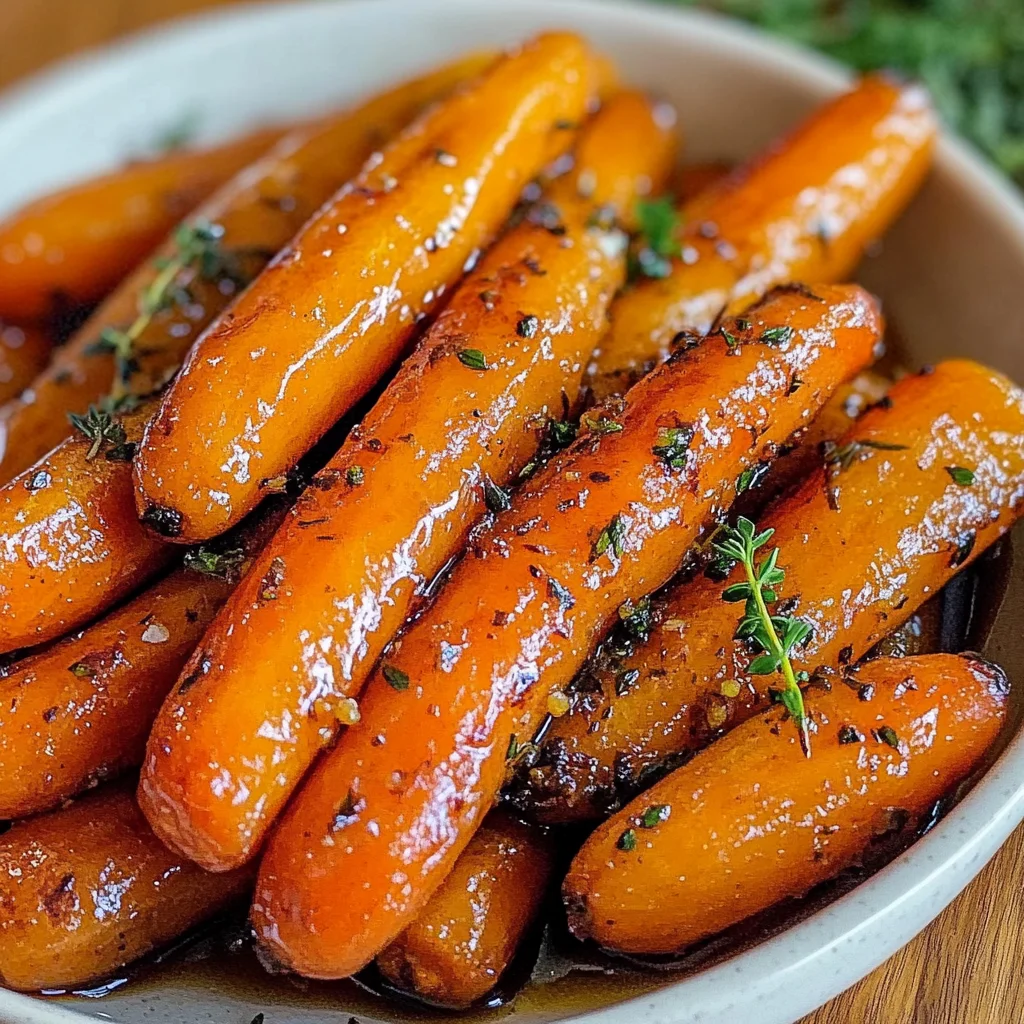 Roasted Honey Glazed Carrots Recipe