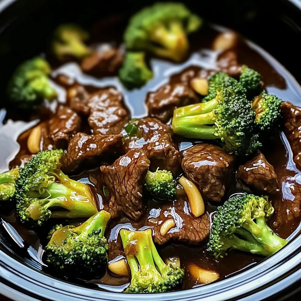 Savory Crock Pot Beef and Broccoli - Alrightwithme