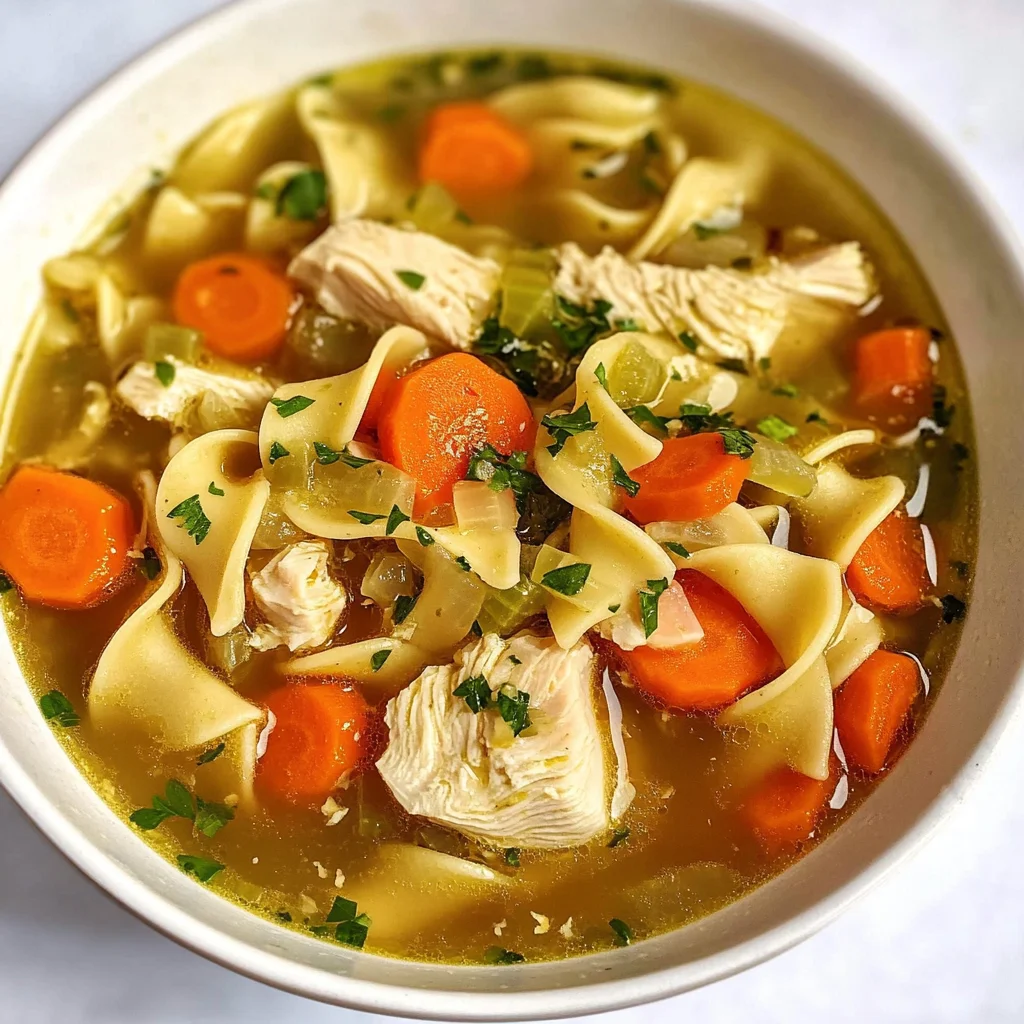 Slow Cooker Chicken Noodle Soup