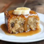 Sticky Banana Bread Pudding Cake
