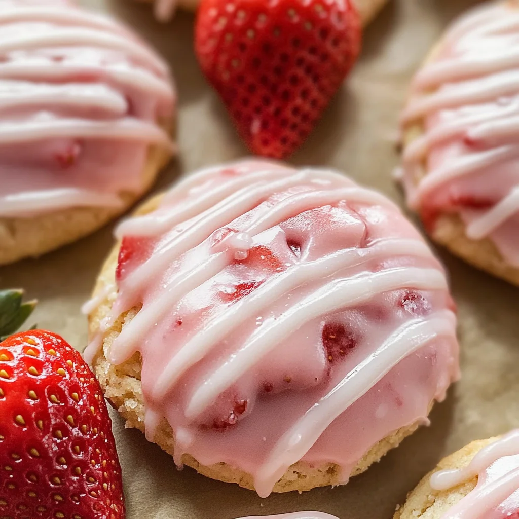 Strawberry Cookies