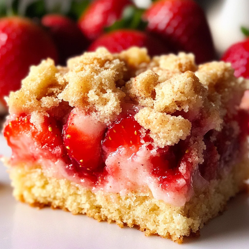 Strawberry Crumb Cake