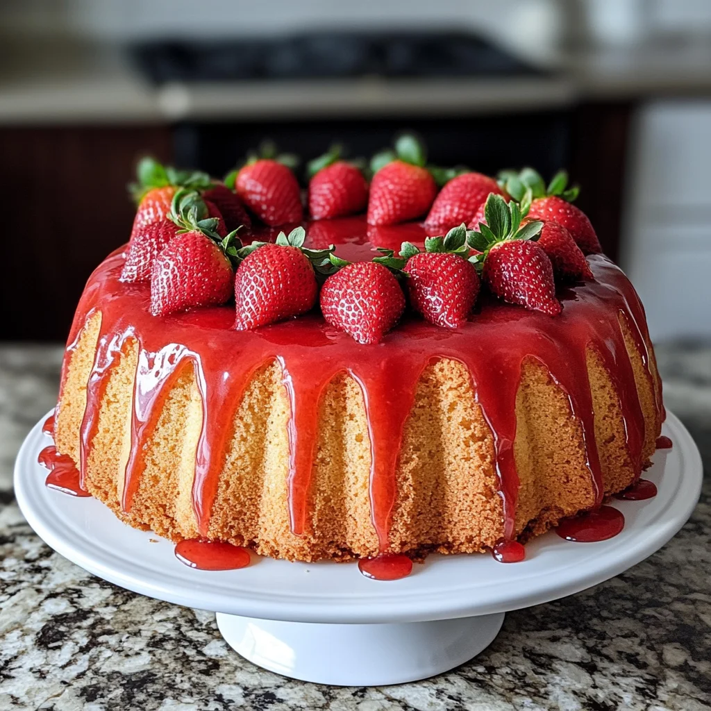 Strawberry Pound Cake Recipe