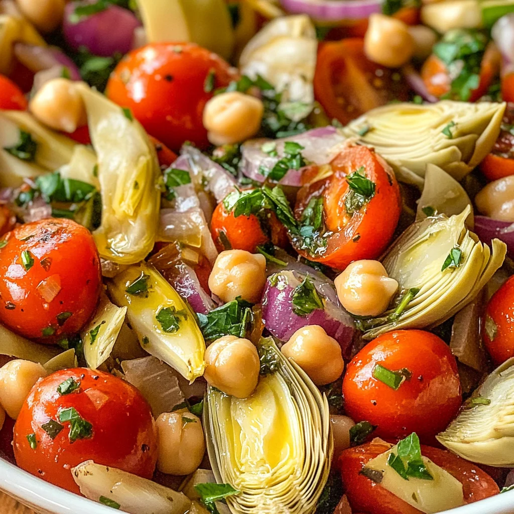 Tuscan Artichoke Tomato Salad