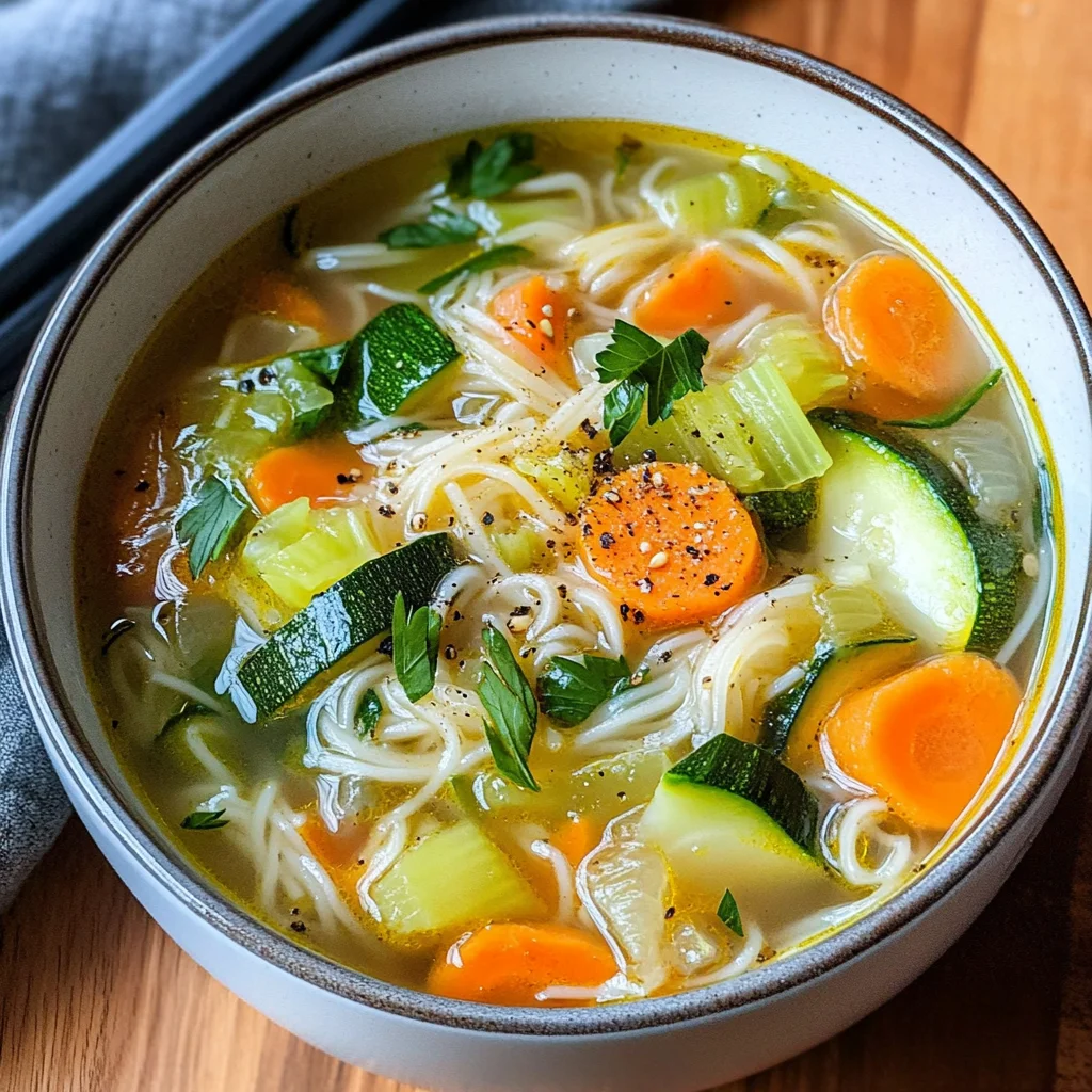 Vegetable Noodle Soup