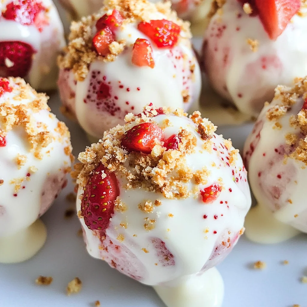 5 Ingredient Strawberry Shortcake Bites