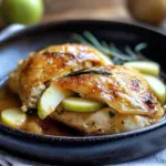 Apple and Brie Stuffed Chicken with Maple Dijon Glaze