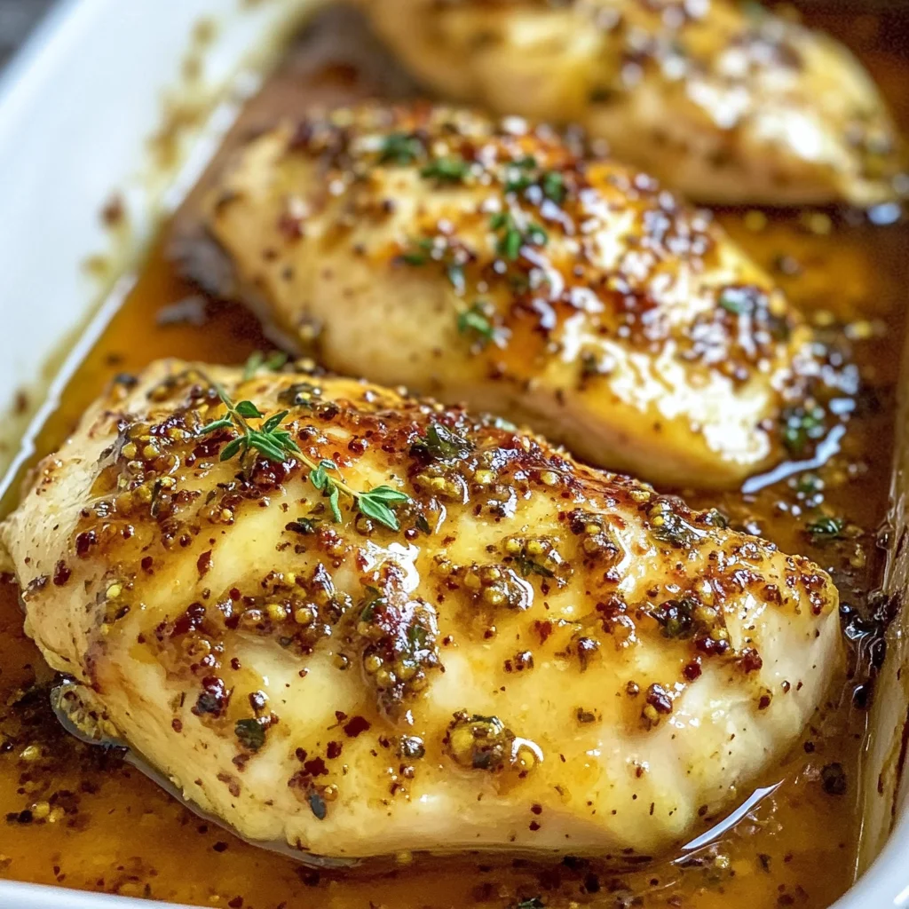 Baked Honey Mustard Chicken Breasts