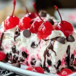 Cherry Chocolate Chip Poke Cake
