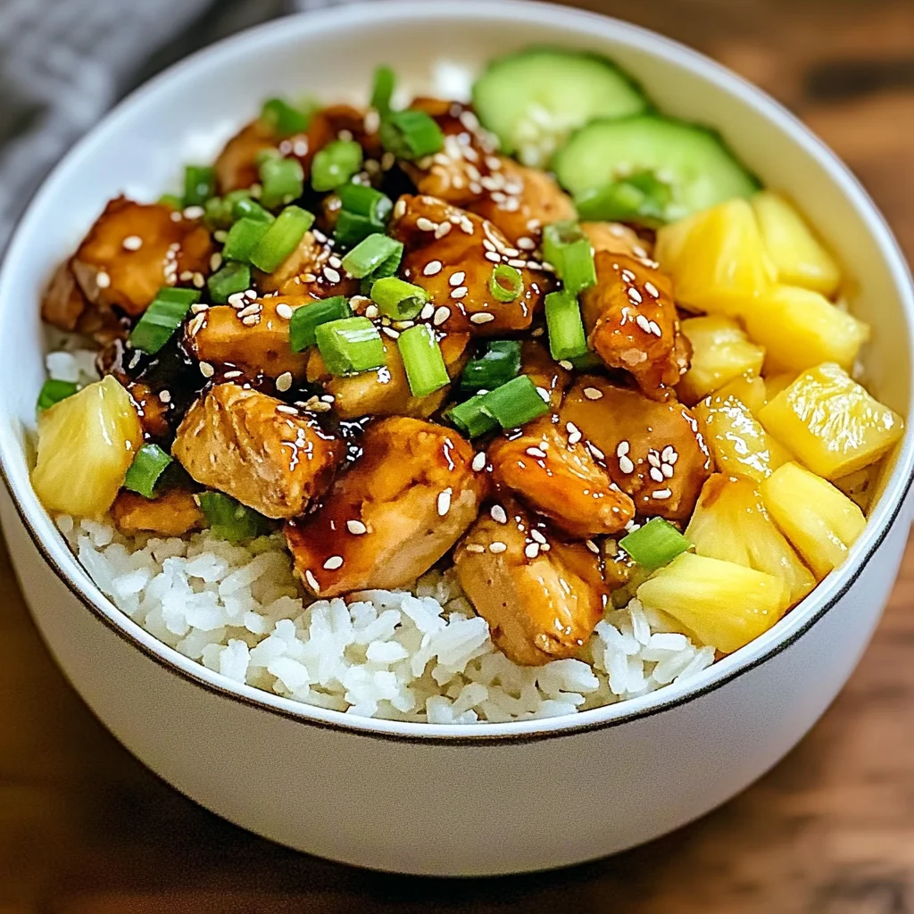 Chicken Teriyaki Pineapple Bowl: An Amazing Ultimate Recipe