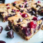 Chocolate Chip Cherry Bars