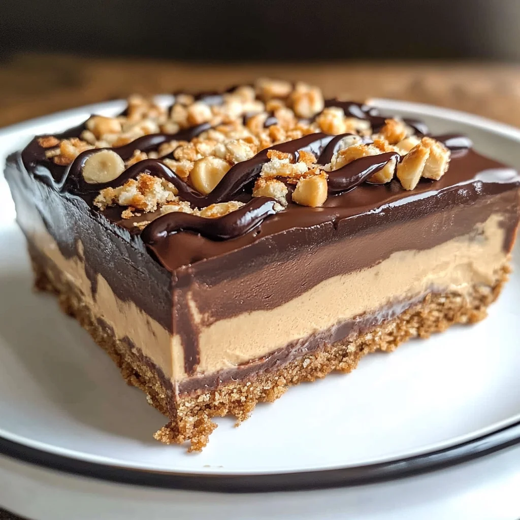 Chocolate Peanut Butter Layer Dessert