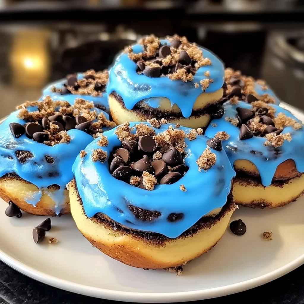 Cookie Monster Cinnamon Rolls: A Fun Twist on a Classic Treat