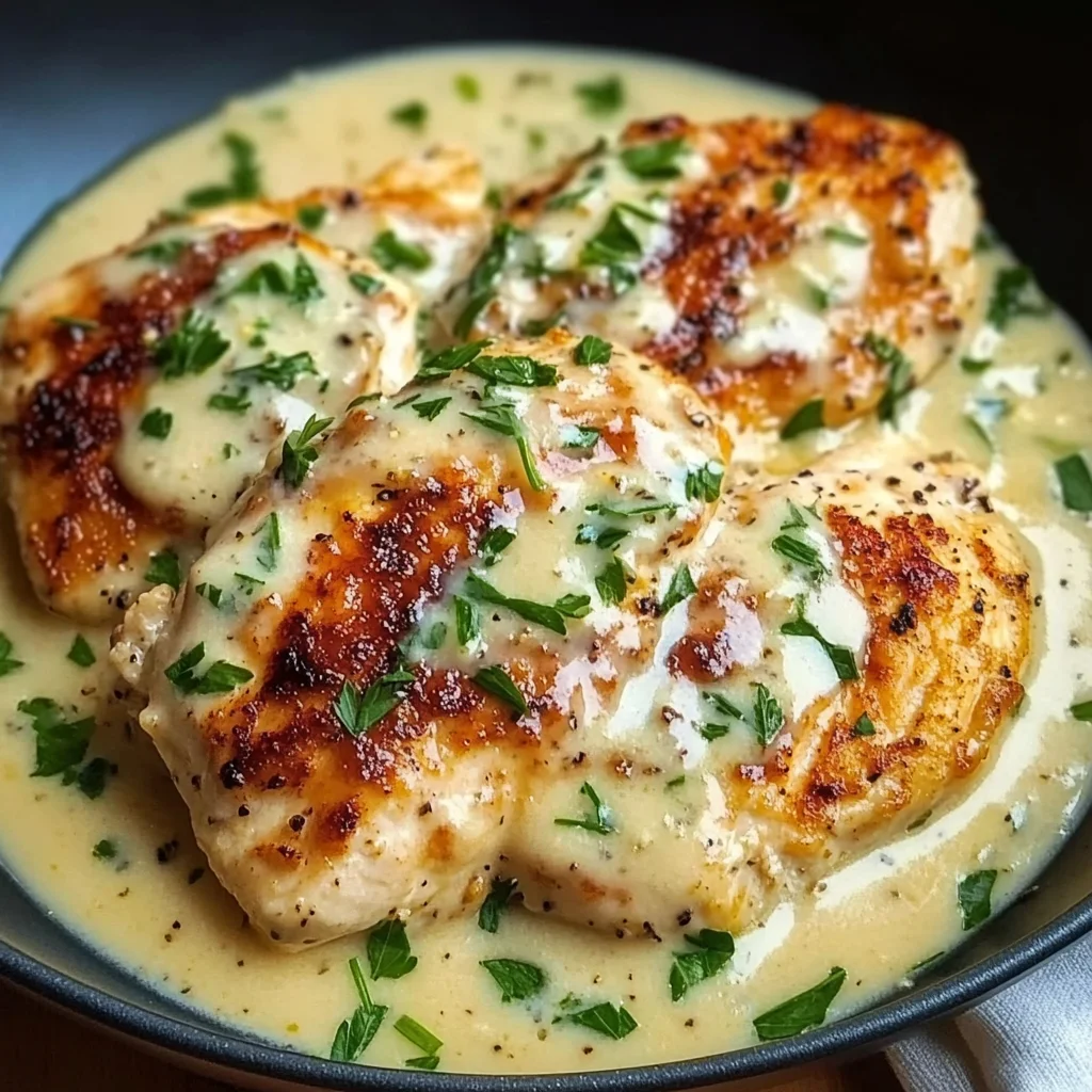 Creamy Garlic Parmesan Chicken Breast