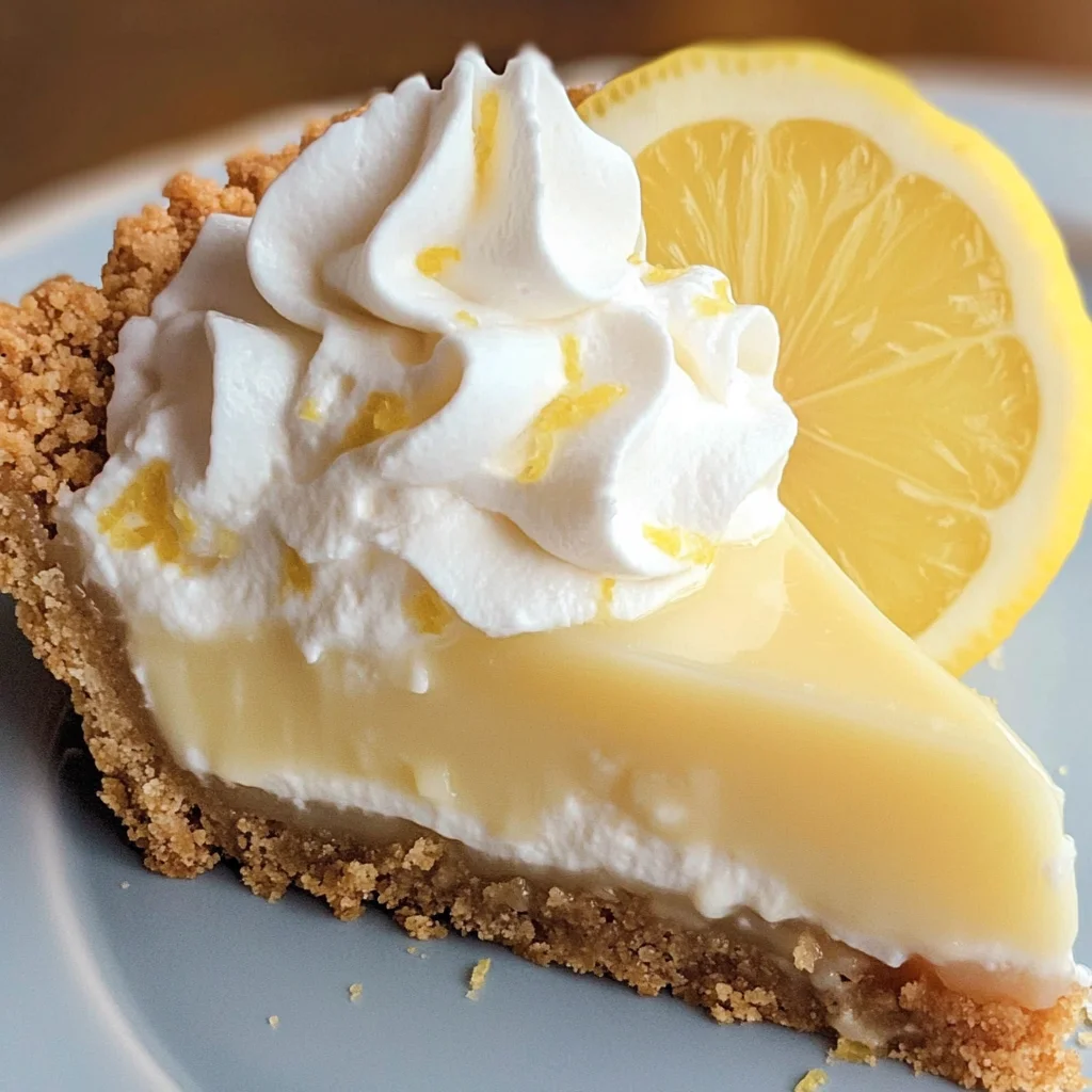 Creamy Lemon Pie