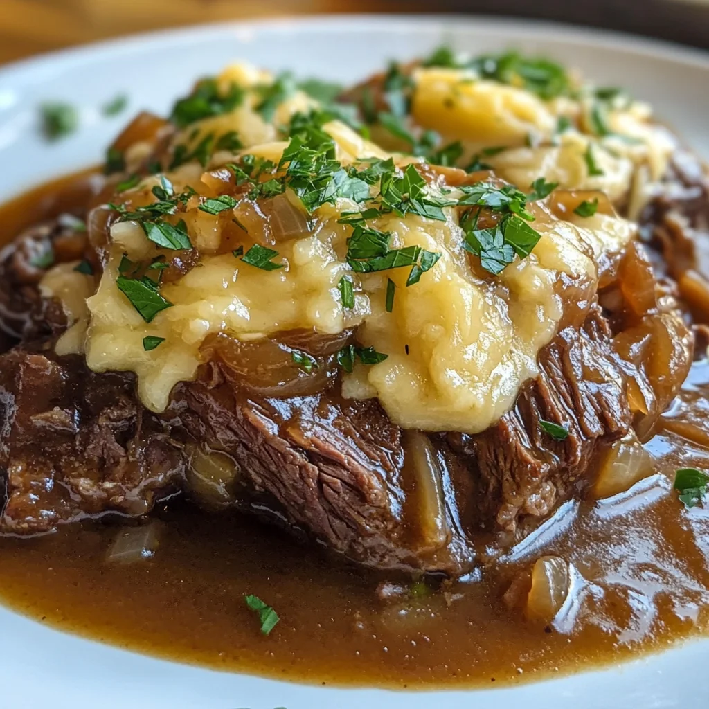 Crock Pot French Onion Pot Roast