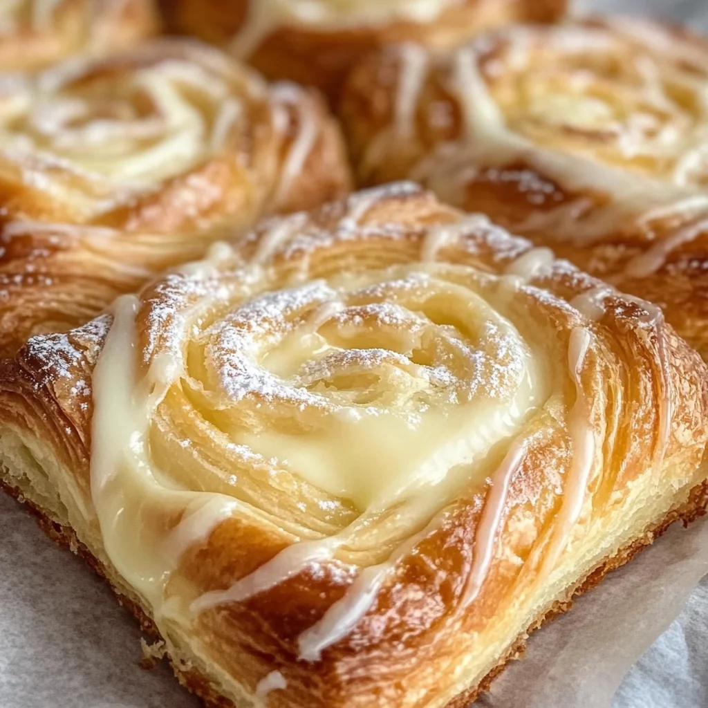 Deliciously Flaky Cheese Danish