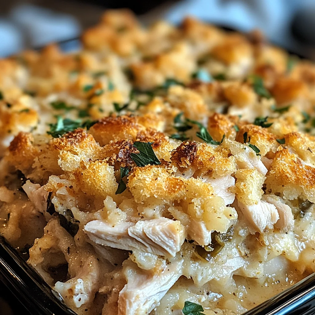 Dolly’s Chicken and Stuffing Casserole