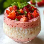 Easy 4-ingredient Strawberry Sago
