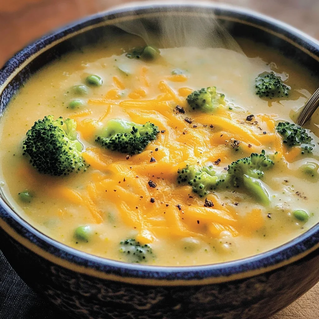 Easy Broccoli Cheddar Soup