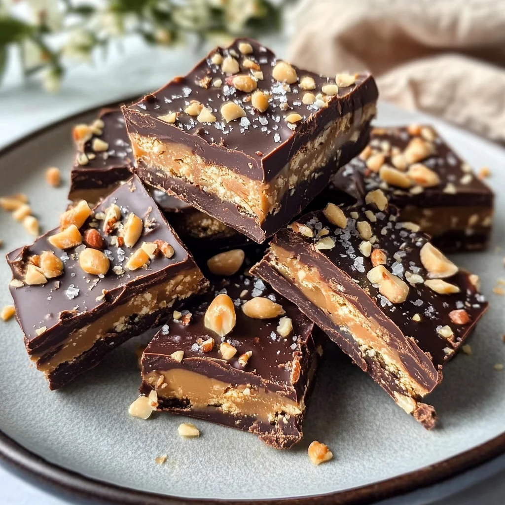 Easy Date Snickers Bars (Healthy Dessert Recipe)