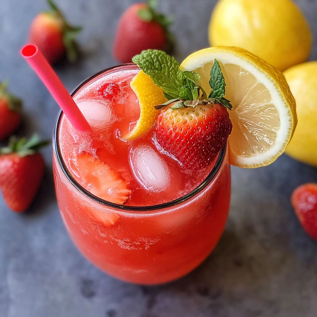 Easy Strawberry Lemonade Recipe