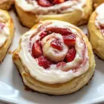 Fluffy Strawberry Rolls