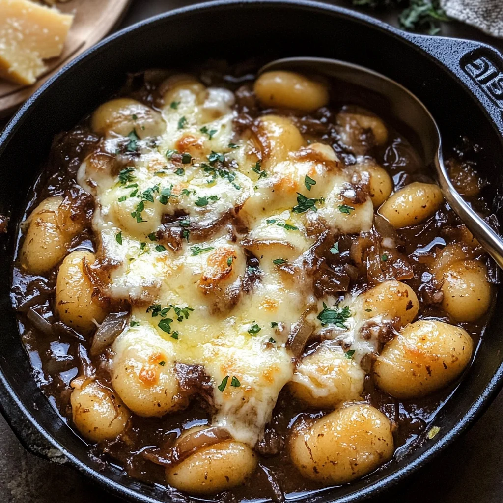 French Onion Gnocchi