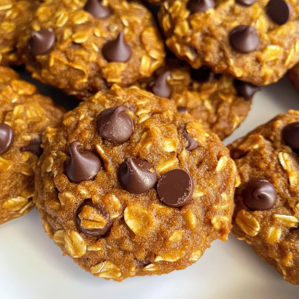 Gluten Free Pumpkin Oatmeal Cookies