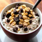 Healthy Cottage Cheese Snickers Bowl {High Protein}