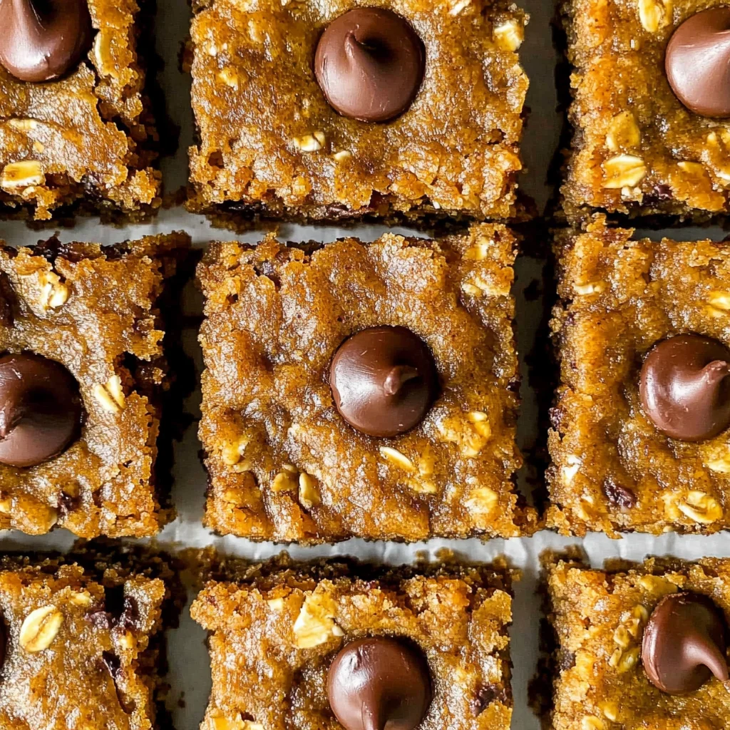 Healthy Pumpkin Oatmeal Bars