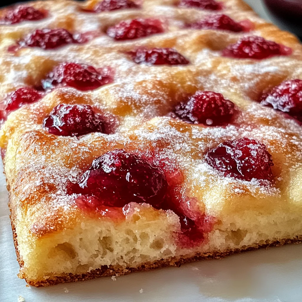 Homemade Jam Donut Focaccia: Sweet Bliss for Brunch Lovers