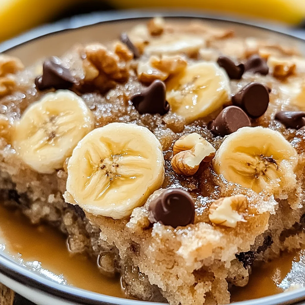 Irresistible Banana Bread Cobbler with a Gooey Twist