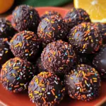 Juicy Orange Chocolate Christmas Truffles