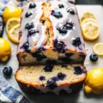 Lemon Blueberry Bread with Glaze