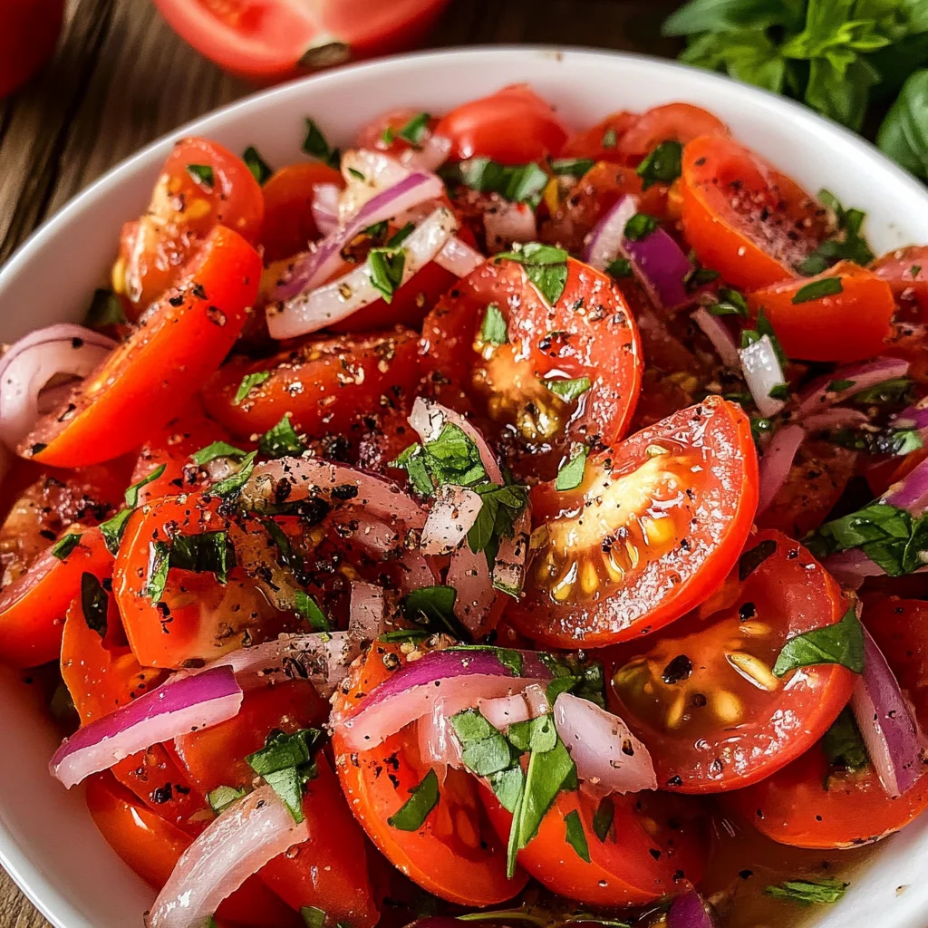 Marinated Tomato Onion Salad