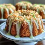 Mini Coconut Lime Bundt Cakes