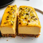 No Bake Passion Fruit Cheesecake