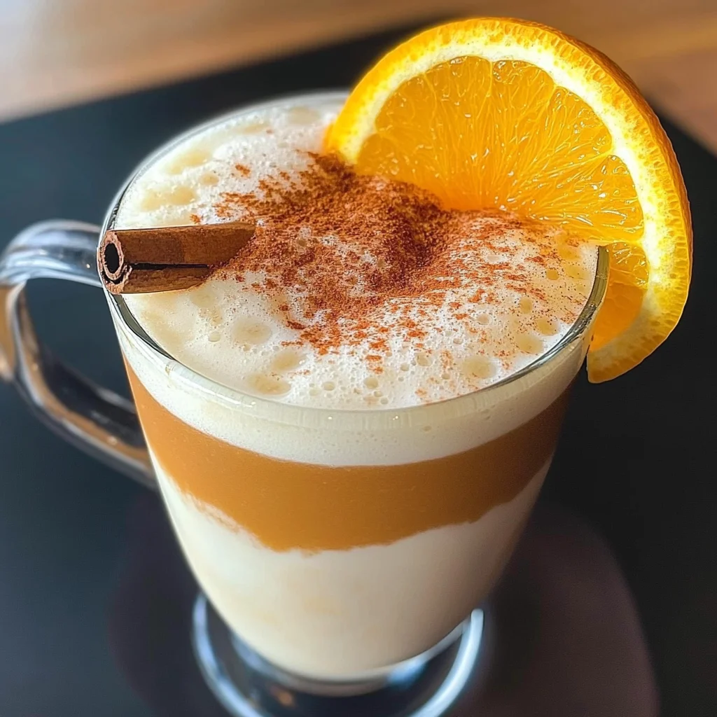 Orange Cinnamon Milk Tea