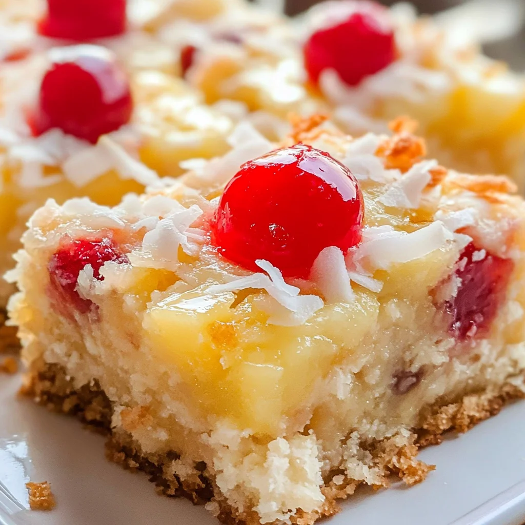 Pina Colada Seven Layer Bars