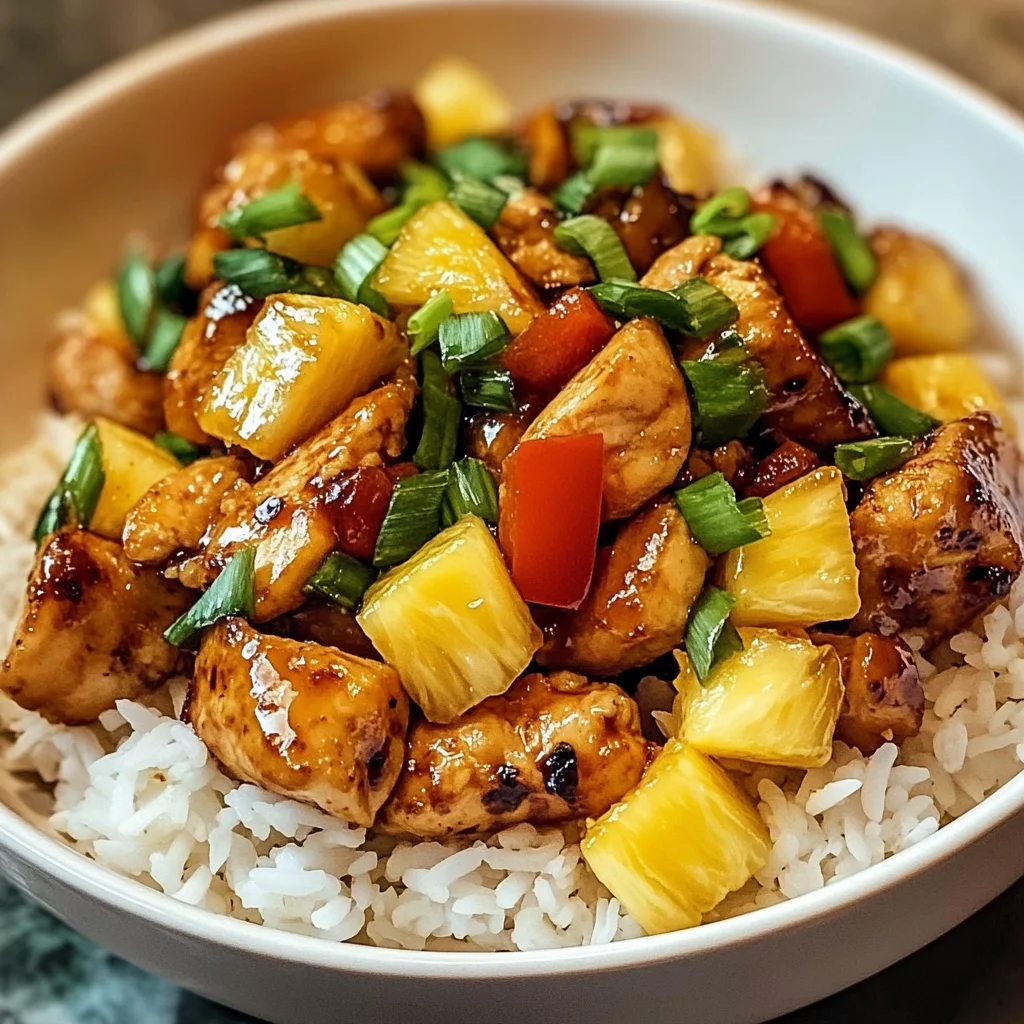 Pineapple Chicken and Rice: Sweet, Savory, Effortlessly Easy Recipe
