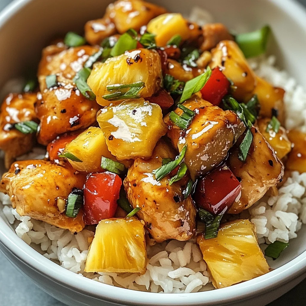Pineapple Chicken and Rice: Sweet, Savory, Effortlessly Easy Recipe