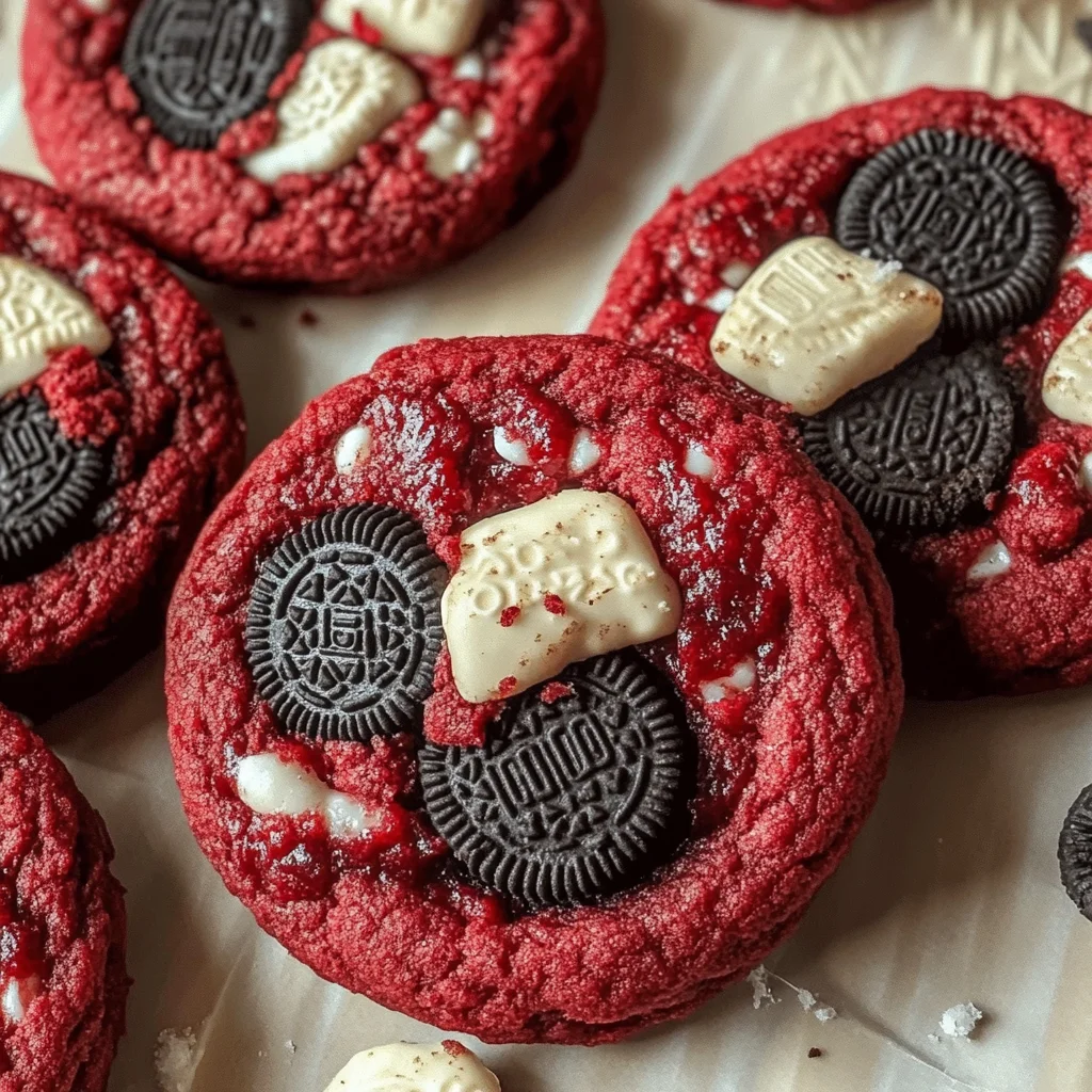Red Velvet Oreo Cookies