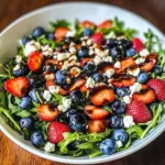 Refreshing Arugula Salad with Berries