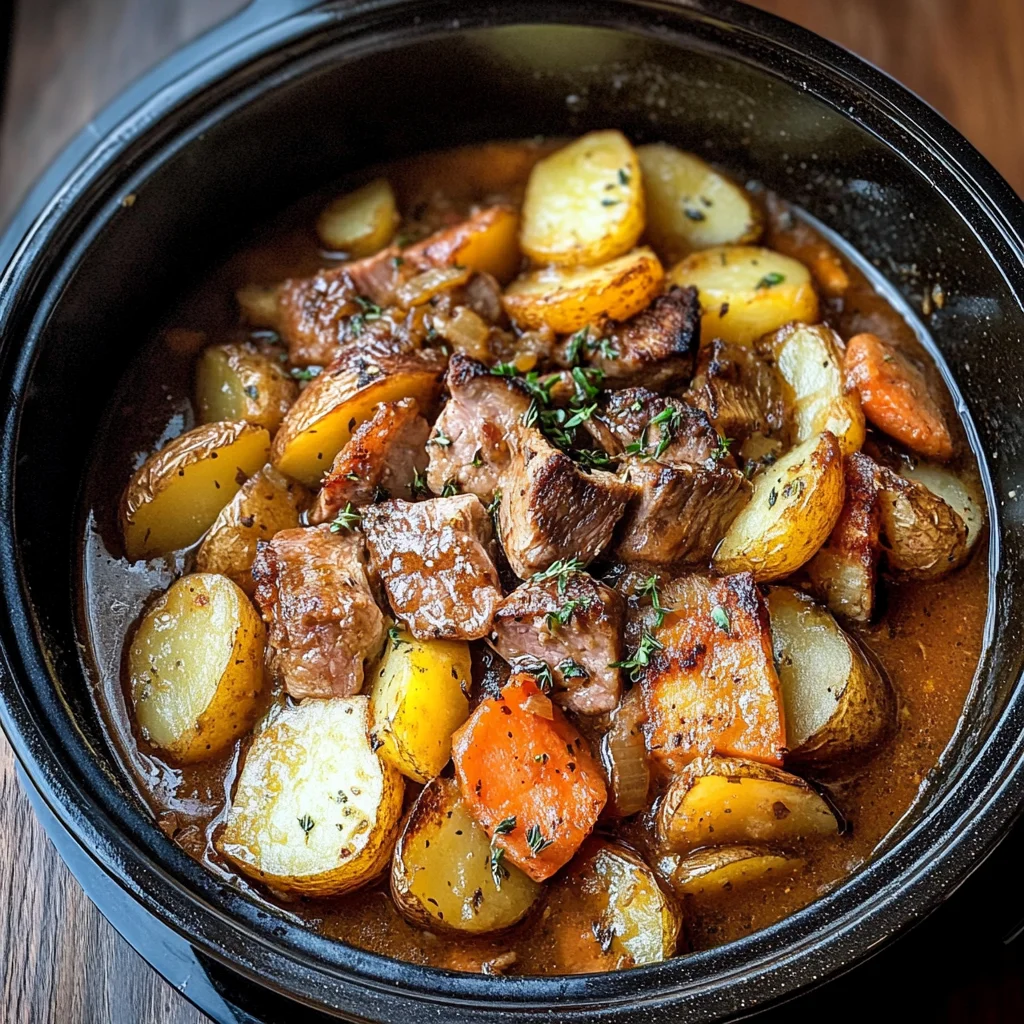 Slow Cooker Lamb Hotpot